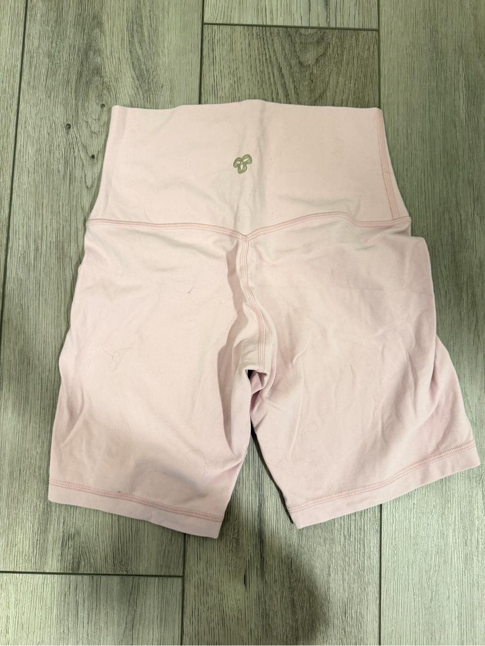 TNA High-Waist Light Pink Bike Shorts